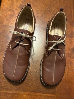 Josef Seibel Lindsey Size 10.5 Women’s Brown Casual Leather Lace-Up Shoes